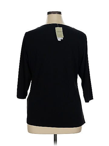 Carmen Carmen Marc Valvo 3/4 Sleeve Top (view 2)