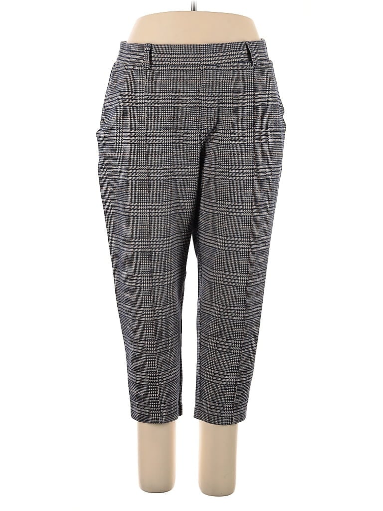 Pre-owned Lands' End Casual Pants In Gray