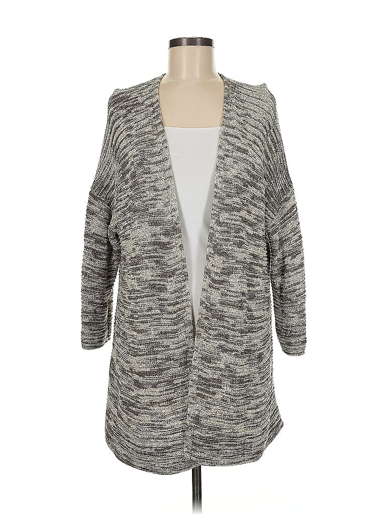 PUREJILL Pre-owned Cardigan Sweater In Gray