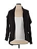 W by Worth 100% Cotton Black Brown Cardigan Size L - photo 1