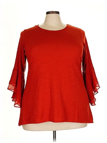 I.N. Studio 3/4 Sleeve Top (view 1)