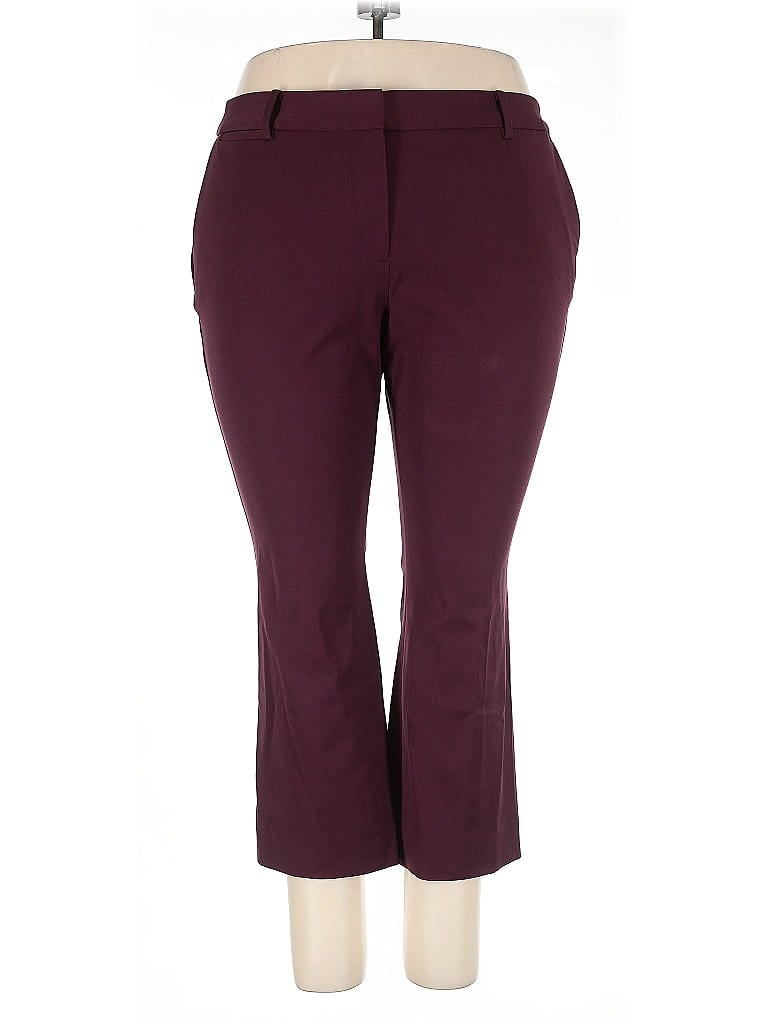 Pre-owned Talbots Dress Pants In Burgundy