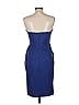 J. Mendel 100% Silk Color Block Blue Cocktail Dress Size 12 - photo 2