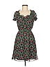 Plastic Island Paisley Gray Casual Dress Size M - photo 1