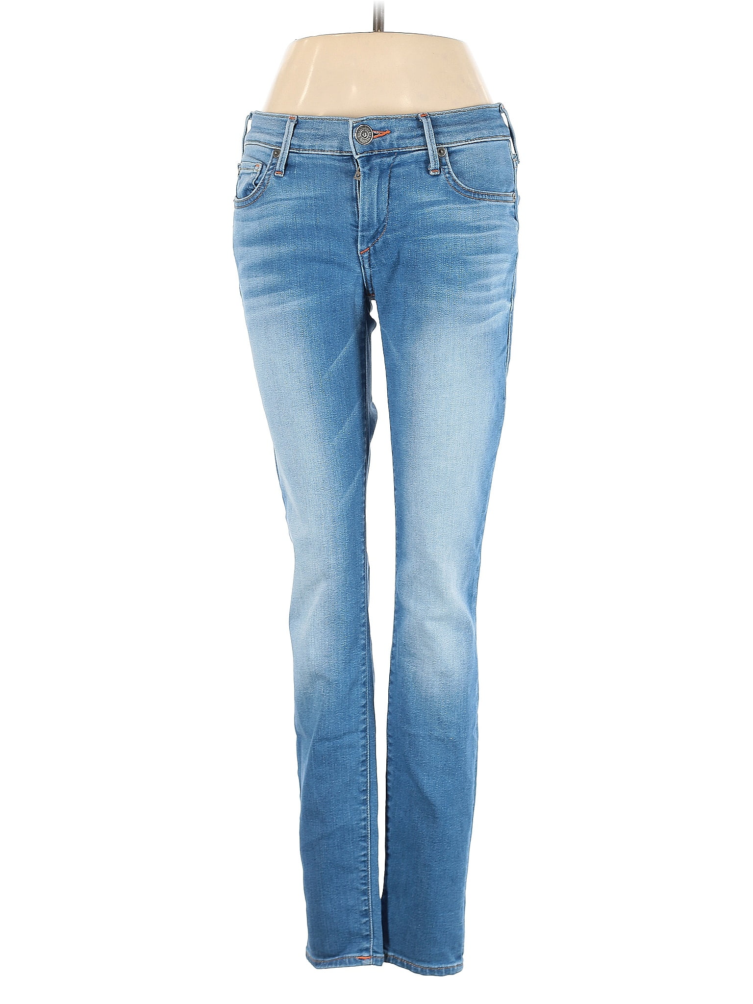 True Religion Hearts Blue Jeans Size 28 waist