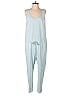 Frank & Eileen Solid Blue Jumpsuit Size M - photo 1
