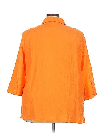 White Stag 3/4 Sleeve Button-Down Shirt (view 2)