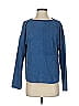 W by Worth Solid Blue Pullover Sweater Size P (petite) - photo 1