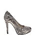 MICHAEL Michael Kors Animal Print Gray Heels Size 6 1/2 - photo 1