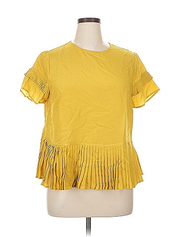 Lost Ink Short Sleeve Blouse (view 1)
