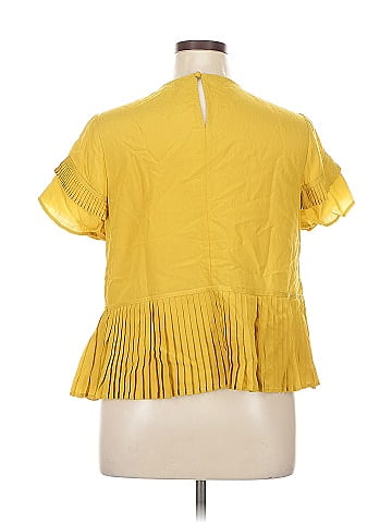 Lost Ink Short Sleeve Blouse (view 2)