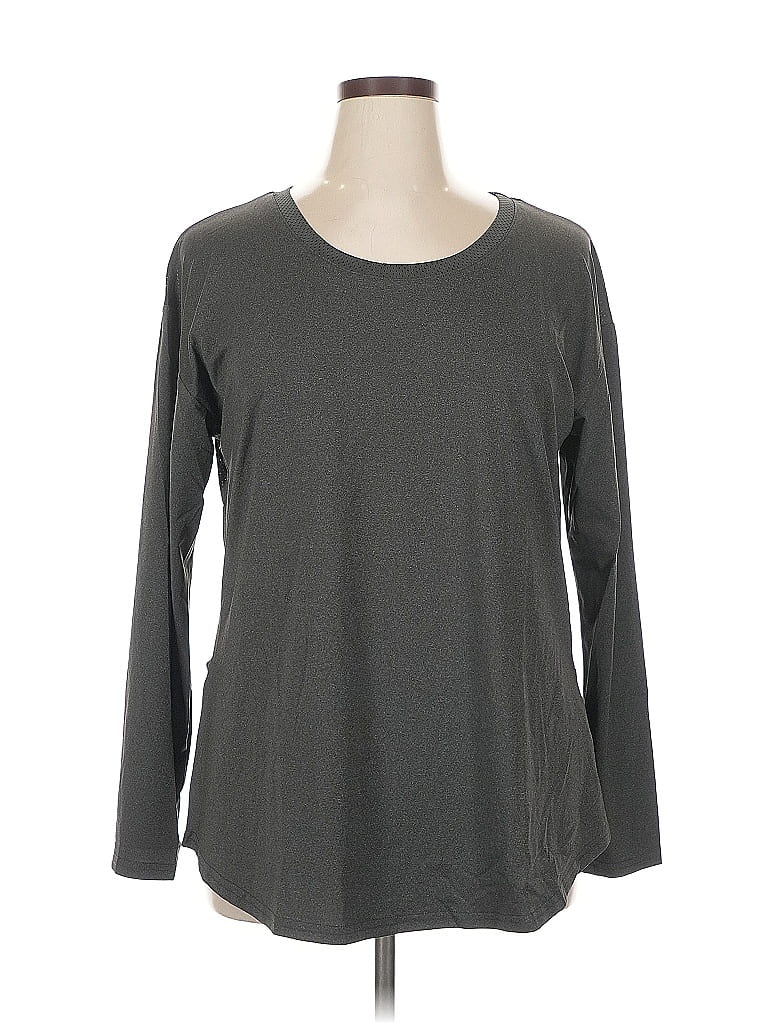 Assorted Brands Long Sleeve T-shirt In Gray
