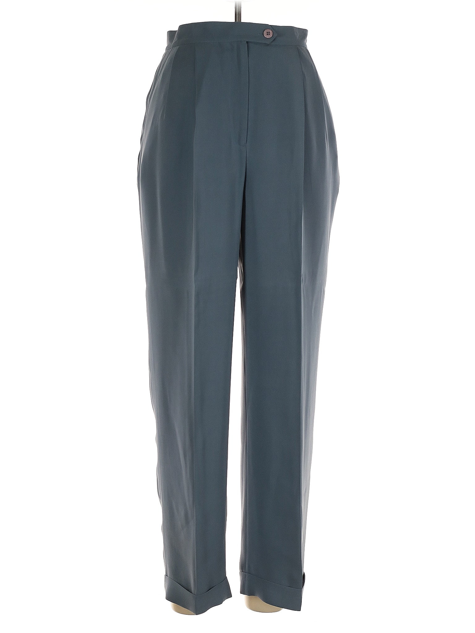 Unbranded 100% Silk Gray Silk Pants Size 10
