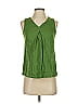 United Colors Of Benetton Green Sleeveless Blouse Size XXS - photo 1