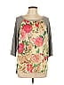 Liberty Garden Floral Gray Cardigan Size L - photo 1