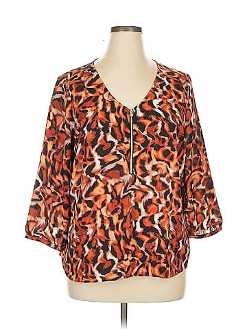 Bold Elements 3/4 Sleeve Blouse (view 1)