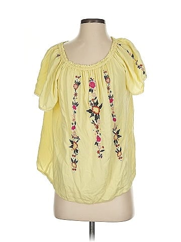 Blue Rain Short Sleeve Blouse (view 1)