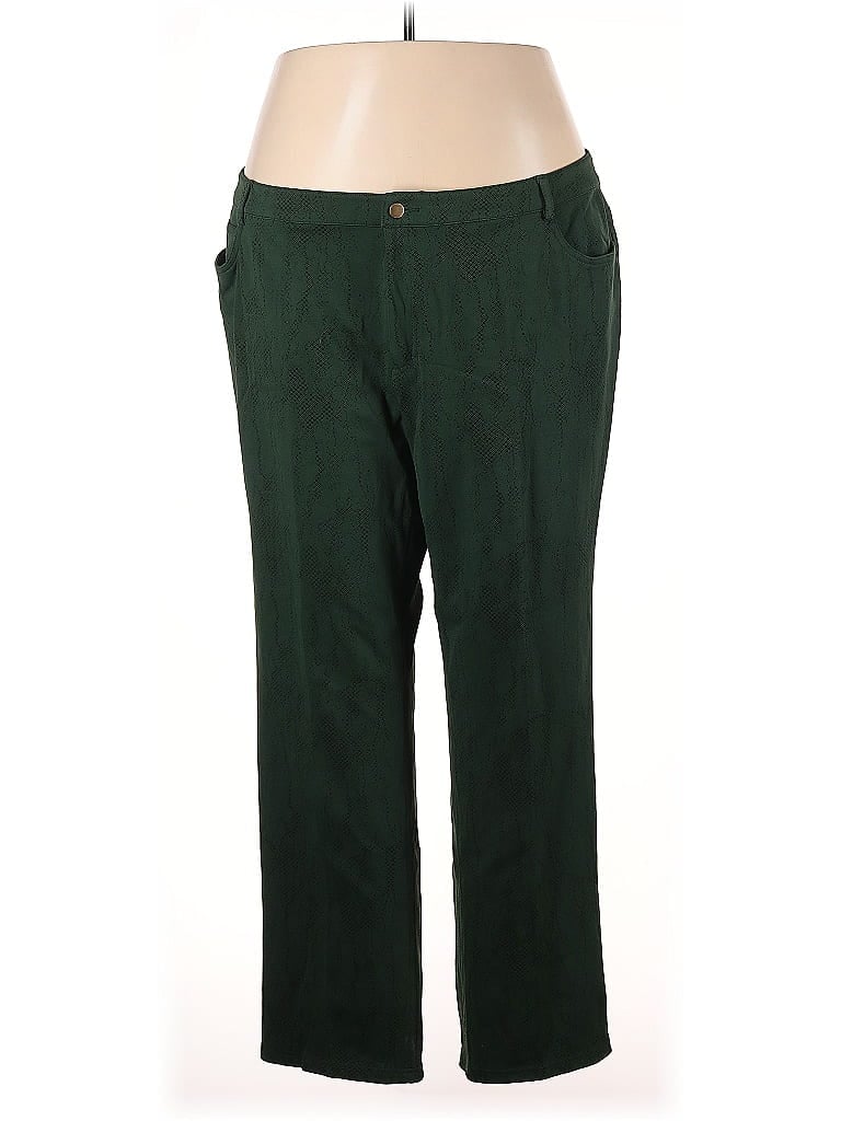Pre-owned Doncaster Collection Casual Pants In Green