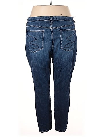 Seven7 Solid Blue Jeans Size 24 waist