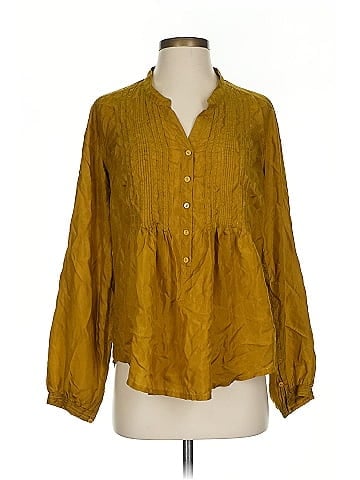 Johnny Was 3/4 Sleeve Silk Top (view 1)