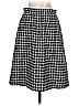 Classiques Entier 100% Cotton Houndstooth Gray Formal Skirt Size 4 - photo 2