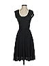 A Common Thread Solid Black Cocktail Dress Size P (petite) - photo 1