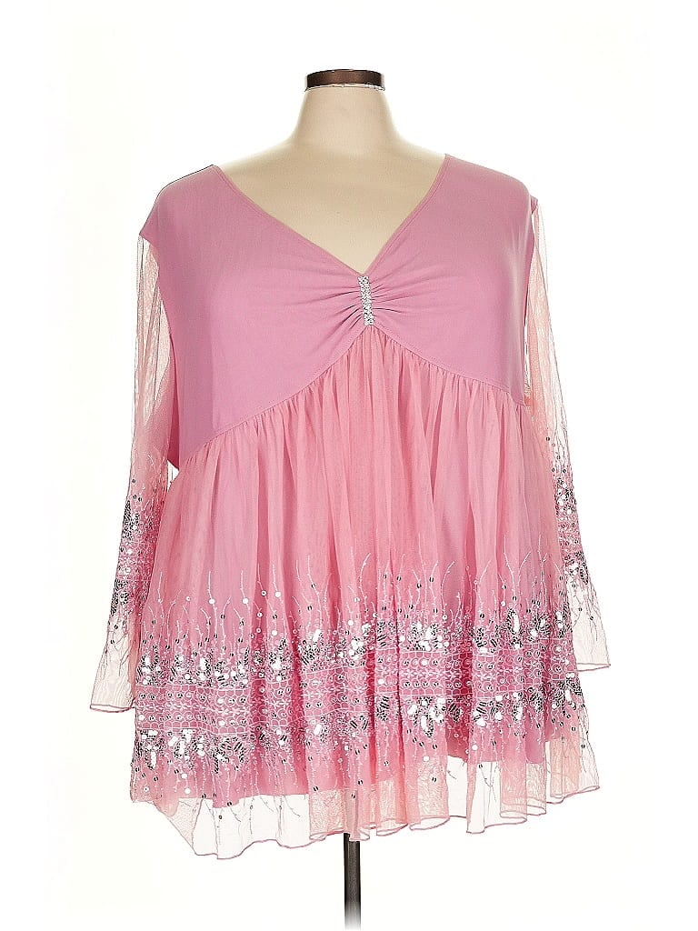Zaftique 100% Polyester Pink Cocktail Dress Size 6 - photo 1