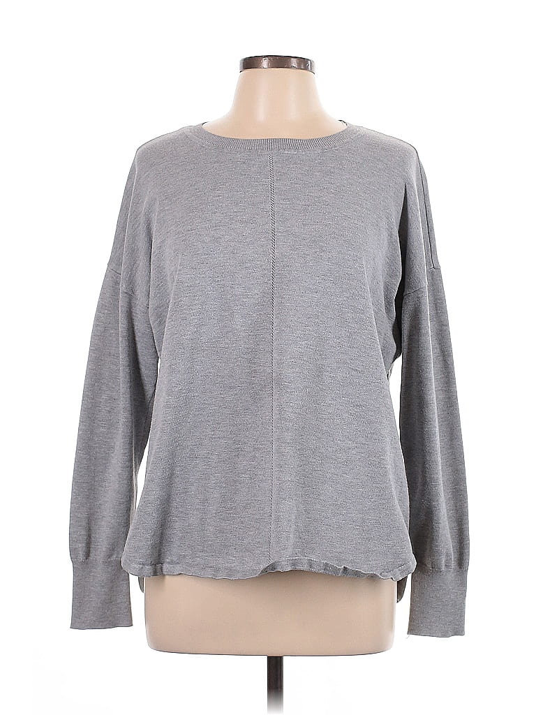 Pre-owned Max Studio Sweatshirt In Gray