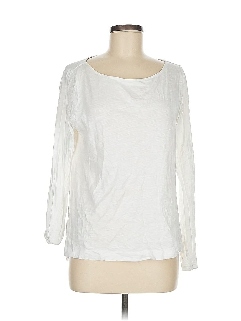 Pre-owned Banana Republic 3/4 Sleeve T-shirt In White