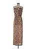 Tigerlily Animal Print Gold Yellow Cocktail Dress Size 4 - photo 1
