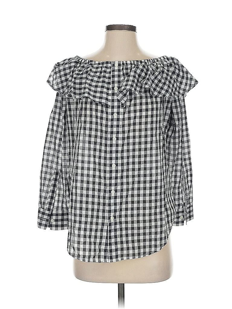 Click to view more detailed imagery on our partner's website Pre-owned Ann Taylor 3/4 Sleeve Blouse In Black