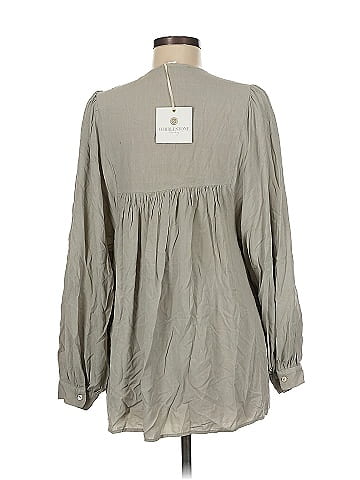 Cobble Stone Long Sleeve Blouse (view 2)