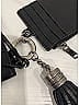 Saint Laurent 100% Leather Solid Black Leather Wristlet One size - photo 6