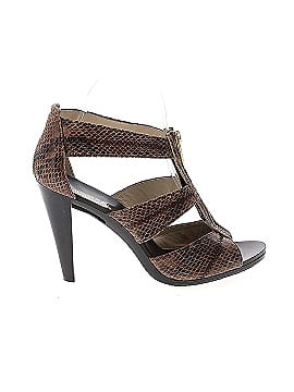 Miista Animal Print Brown Heels Size EU 37