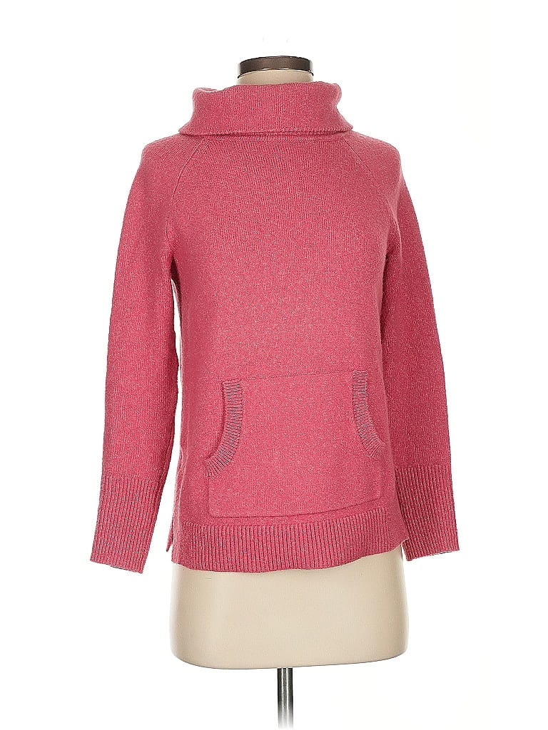 Pre-owned Ann Taylor Loft Turtleneck Sweater In Pink