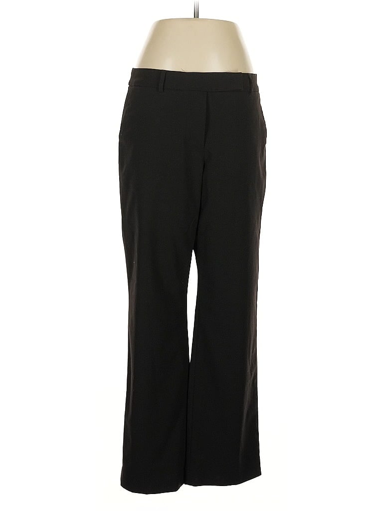 Pre-owned Lands' End Dress Pants In Black