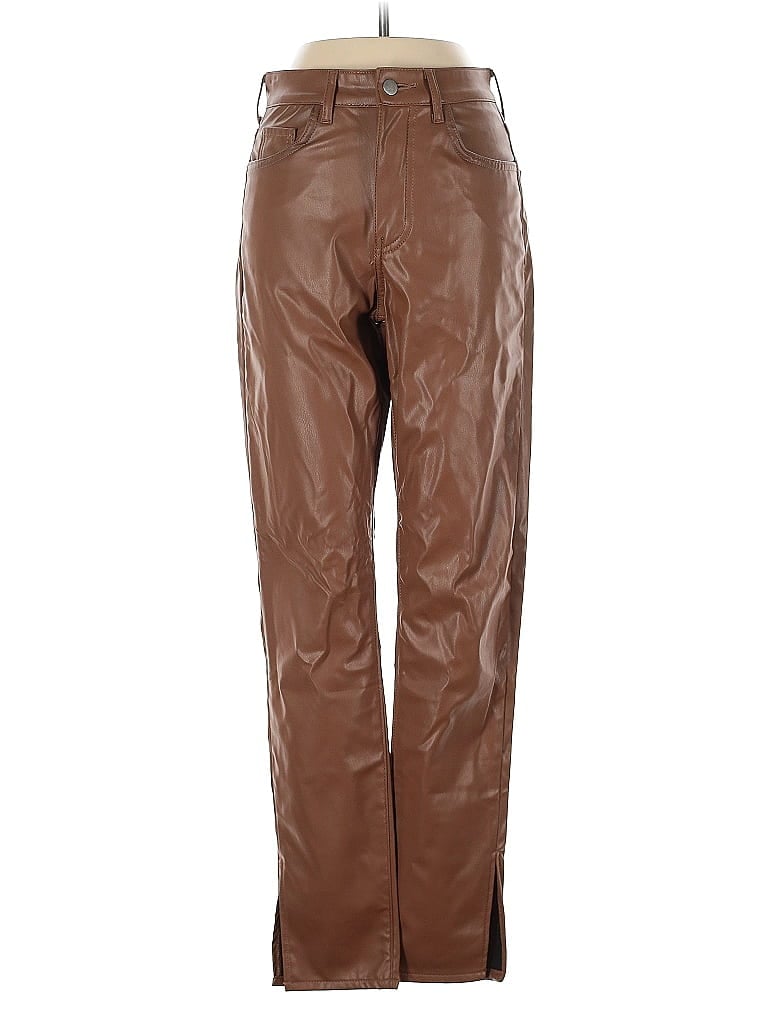 Pre-owned Prettylittlething Casual Pants In Brown