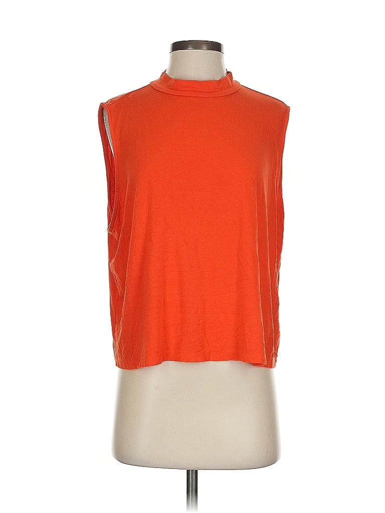 AVA & VIV Pre-owned Sleeveless T-shirt In Orange