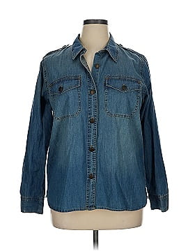 CAbi Long Sleeve Button-Down Shirt (view 1)