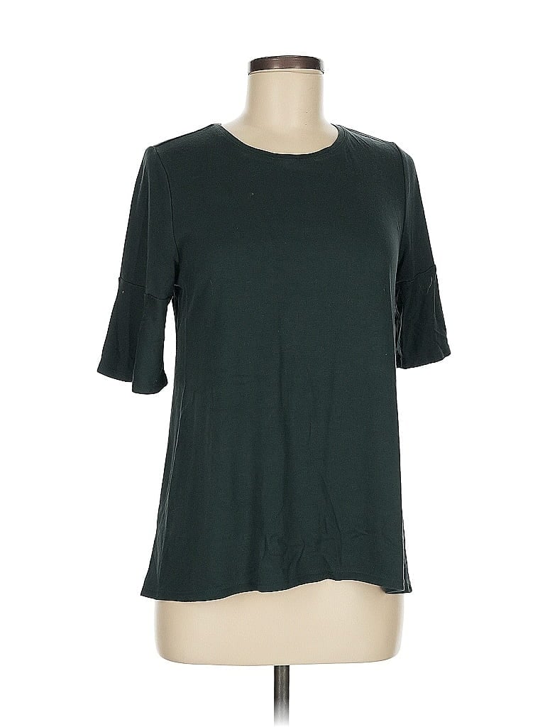 Pre-owned Ann Taylor Loft Short Sleeve T-shirt In Blue