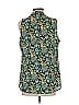 Rose + Olive 100% Polyester Teal Tank Top Size S - photo 2