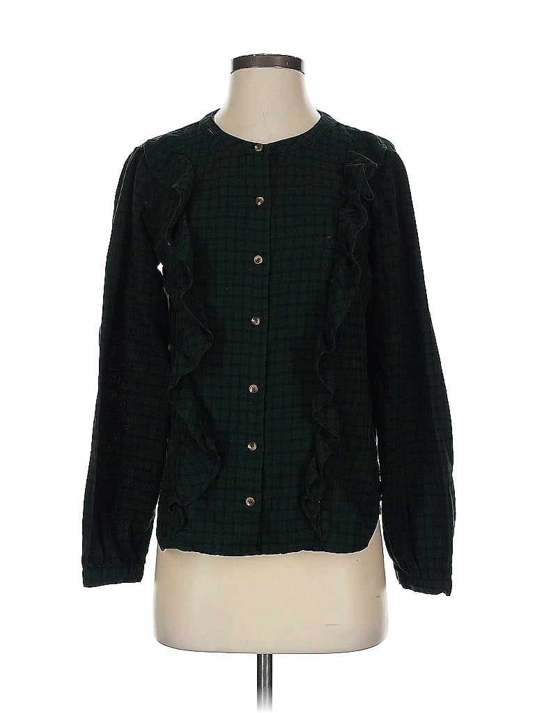 Pre-owned Sonoma Goods For Life Cardigan Sweater In Green