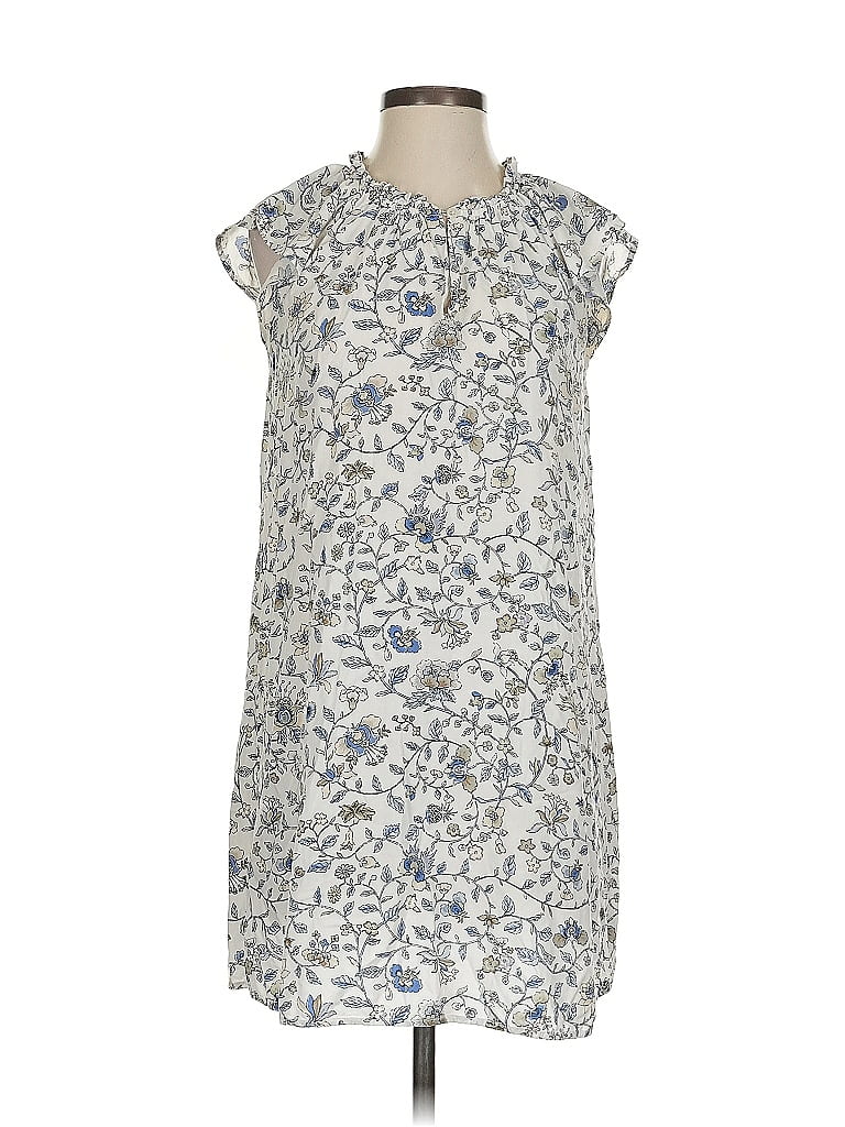 Pre-owned Ann Taylor Loft Casual Dress In Gray