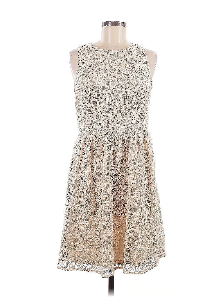 Pre-owned Dressbarn Cocktail Dress In Silver