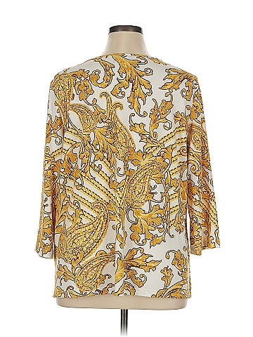 Bob Mackie 3/4 Sleeve Blouse (view 2)