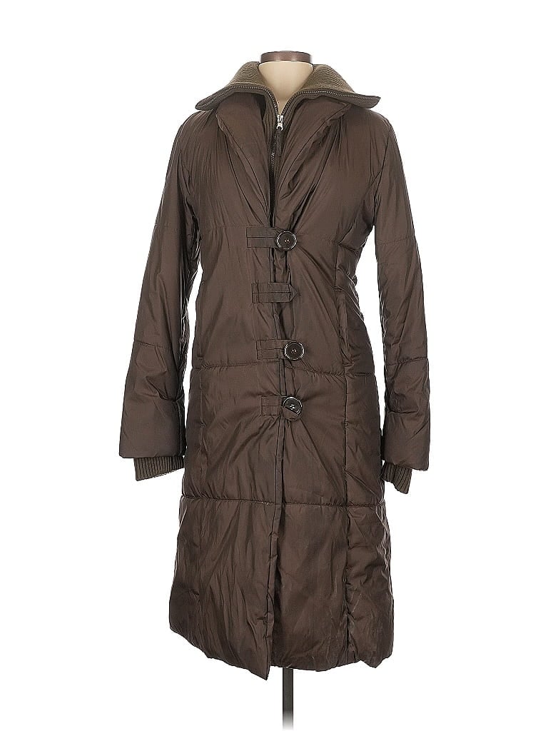 ZARA BASIC Pre-owned Coat In Brown