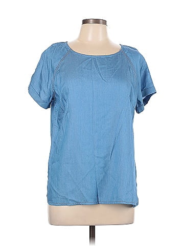 Allegra K Short Sleeve Blouse (view 1)