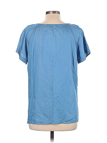 Allegra K Short Sleeve Blouse (view 2)