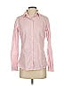Barbour 100% Cotton Checkered-gingham Pink Long Sleeve Button-Down Shirt Size 4 - photo 1
