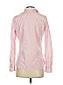 Barbour 100% Cotton Checkered-gingham Pink Long Sleeve Button-Down Shirt Size 4 - photo 2